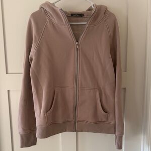 Trendy Queen Women's Taupe Zip-up Hoodie
